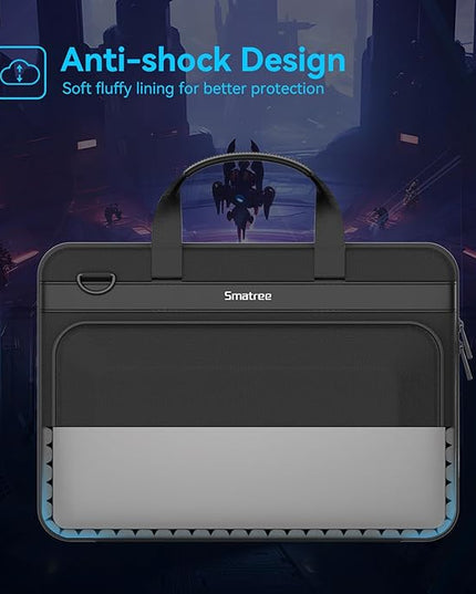 Smatree Heavy Duty Hard Sleeve Case Compatible for 18 inch ASUS ROG Strix SCAR 18 2025/2024/2023 Gaming Laptop, for 18 inch ASUS ROG Strix G18 2025/2024/2023 Gaming Laptop Waterproof Handbag (A800XL)