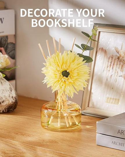 Reed Diffusers Set Orchard Reverie Scent, Reed Diffuser for 120 Days, 7.10 oz Diffusers for Home with 7 Diffuser Sticks, Perfect for Bathroom, Shelf Decor, Air Fresheners