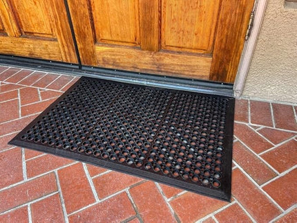 Envelor 4-Pack Anti Fatigue Rubber Mat Non-Slip Restaurant for Floors Bar Drainage Mat Doormat Door Mat Utility Garage Home Anti Slip Entry Mat 24 x 36 Inches
