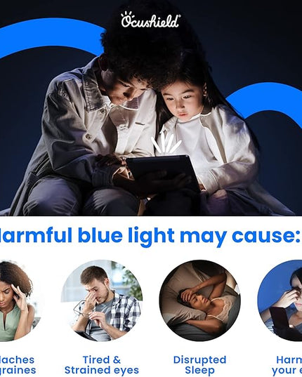 Ocushield 12.5” (16:9) Premium Anti Blue Light Screen Protector with Privacy Filter for Laptops and Computer Monitors - Anti-Glare - Easy Install - Anti-Fingerprint - Reduce Eye Fatigue (277 x 156 mm)