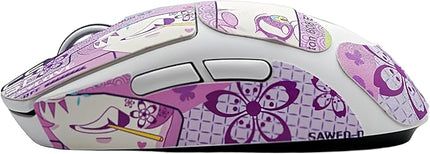 Mouse Grips Tape Full Coverage for Logitech G Pro X Superlight 1&2 GPX GPW Self-Adhesive, PreCut, Sweat-Resistant, Superlight Grips Upgrade Kit (K&L-01, for G PRO X Superlight 1&2)