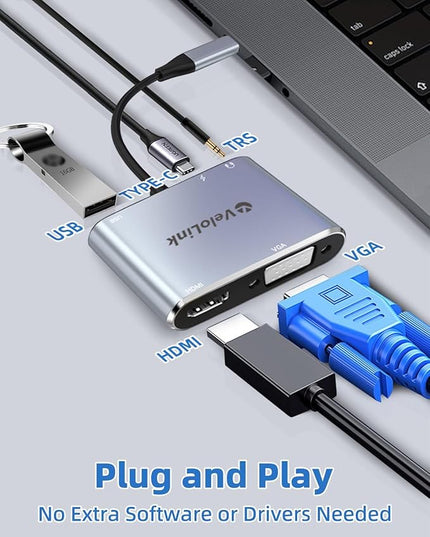 USB C Hub MultiPort Adapter