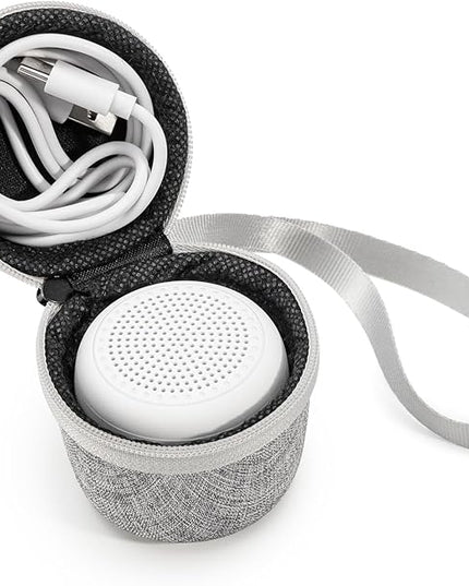 Babelio Portable White Noise Machine + Travel Case in Grey, for Adults Kids Baby