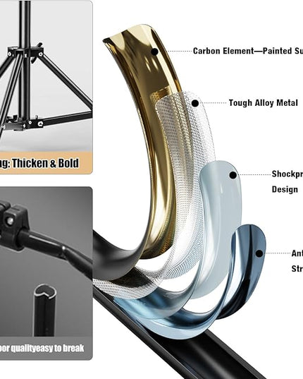 10x20FT Backdrop Support Stand for Photography，Adjustable Width & Length Backdrop Stand Background Support System Kit for Photo Video Studio Shooting, Party, Outdoor, Wedding