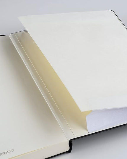 LEUCHTTURM1917 - Notebook Hardcover Medium A5-251 Numbered Pages for Writing and Journaling (Powder, Plain)