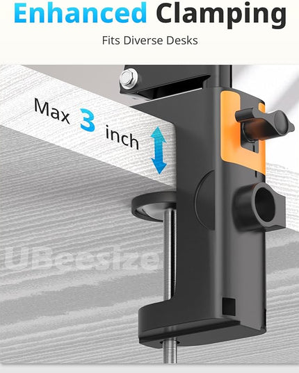UBeesize Overhead Phone Mount, Flexible Webcam Arm with Phone Holder and Ball Head, Overhead Tripod for Phone Drawing Live Streaming Cooking Flat Photography