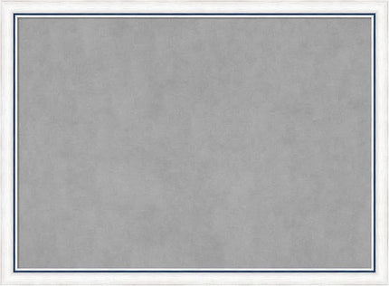 Amanti Art White Framed Magnetic Board 22x30 Medium Vision Board for use with Magnets, 100% Metal Sheet to Display Items as Office Decor or for Home Organization in mudroom, Kitchen or Kids Room