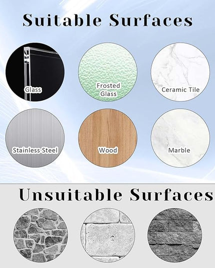 Adhesive Punch Free Socket Holder 6 Pcs Power Stirp Holder Self-Adhesive Power Strip Holders Surge Protector Fixator Wall Mount Space Saving and Easy to Install for Computer Kitchen Home Office