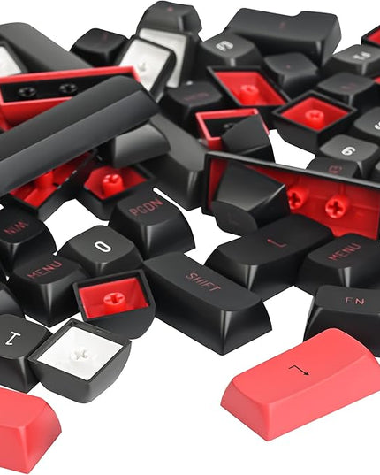 Guffercty kred 160 Keys CSA Keycap PBT Double-Shot Ball Shape Custom Keycaps Set with 6.25u/7u Spacebar for Cherry MX Gateron Kailh Switches (Evil Dolch)