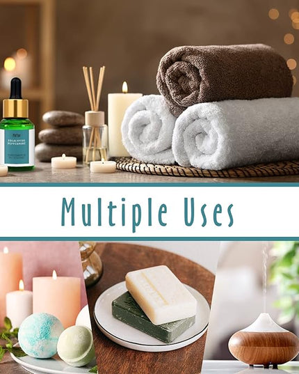 Eucalyptus Peppermint Fragrance Oil, MitFlor Large Size Single Scented Oil, Premium Grade Fragrance Oil for Soap & Candle Making, Refreshing Aromatherapy Oil Gift Set, Daily Home Fragrance, 30ml