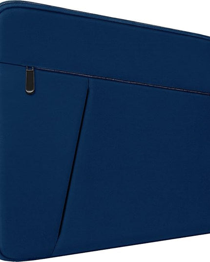 Laptop Sleeve Case 15.6 inch, Durable Shockproof Protective Computer Carrying Cover with Front Pocket, Briefcase Handbags Laptop Bag for 15.6 inch HP, Dell, Acer, Asus, Notebook, Blue