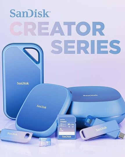 SanDisk 1TB Creator USB-C Flash Drive - Up to 400MB/s, USB Type-C – Compatible with Laptops and Tablets- 3 Months of Adobe Lightroom Included - SDCZ75C-1T00-G46