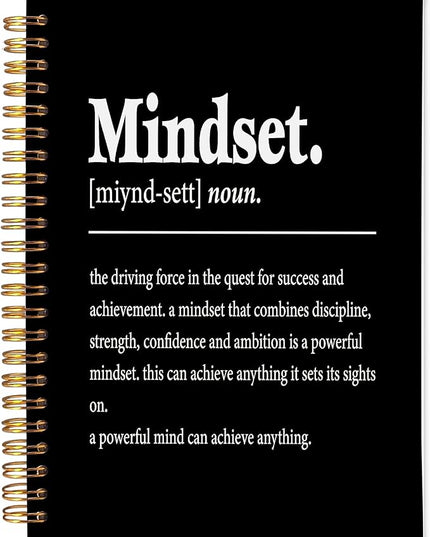 Inspirational Spiral Notebook,Inspirational Journal,Inspirational Journal for Women Men Writing,Mindset Spiral Notebook 5.5x8.3 Inch