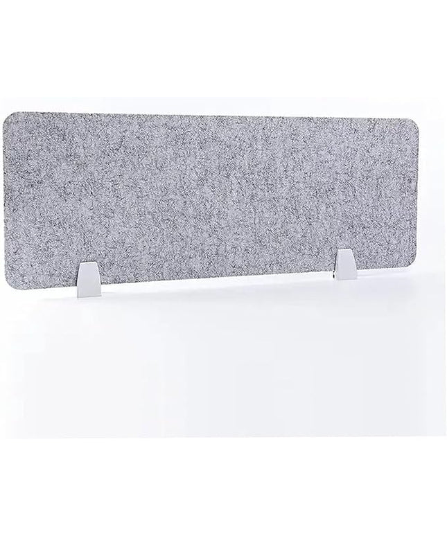 Desk Divider Privacy Panel Clamp-on Acoustic Freestanding Desktop Partition Dividers for Office Student Sound Proof Reducing Noise Visual Distractions Light-Grey 30 * 80cm