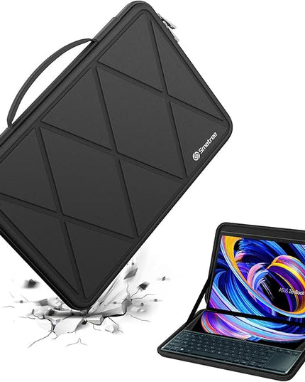 Smatree Hard EVA Protective Sleeve Case Compatible for 14 inch ASUS Zenbook Duo 14 (UX482), for 14inch ASUS Vivobook Flip 14 TP470/TM420 Water-Proof Sleeve (X8251)