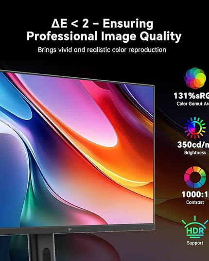 KTC 27 Inch Gaming Monitor 240Hz, FHD 1080p Fast IPS Computer Monitor with Adaptive Sync, HDR, Height Pivot Tilt Adjustable, Vesa Mount, HDMI/DP/USB, H27F7