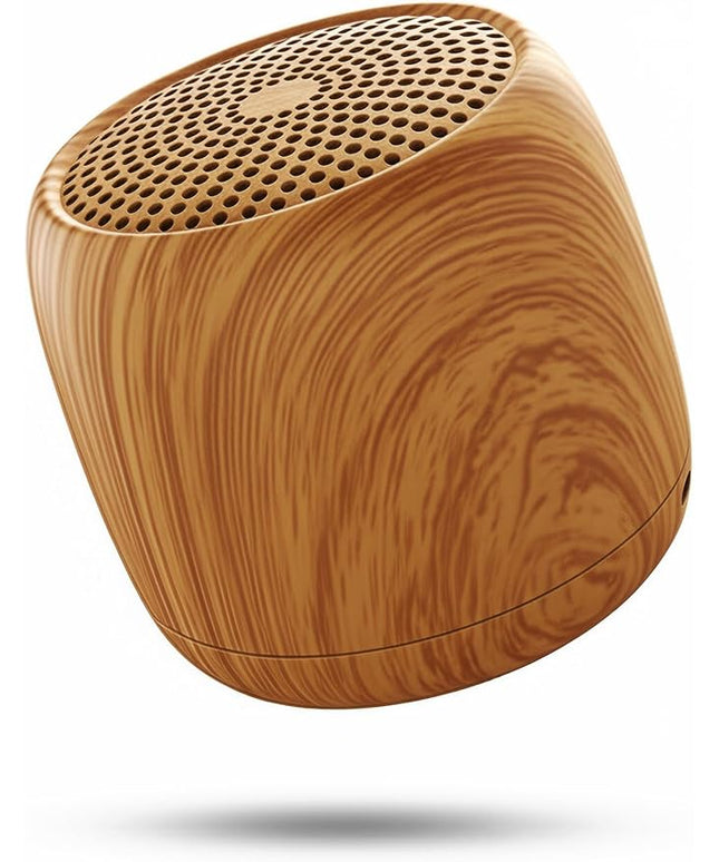 Babelio White Noise Sound Machine (Pocket Mini Pro) | 1000mAh Large Battery, 25 Non-looping Sounds for Adults, Kids & Babies, Timer, Memory Function, Pocket-Sized & Travel Essentials, Wood Grain