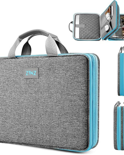 ZINZ Slim Expandable 13 13.3 14 Laptop Case Sleeve Compatible with MacBook Air/Pro 13-14 M1 M2 M3 M4 M5 2021-2023 Pro,13.5 Surface Laptop 4/3,L01G02