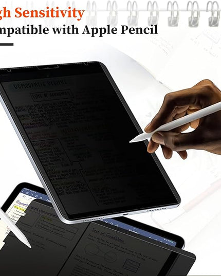 360° Magnetic Privacy Screen Protector for iPad 10.2" 9th/8th/7th Gen (2021 2020 2019), Anti Glare iPad 10.2 inch Privacy Filter, High Sensitive Bubble Free