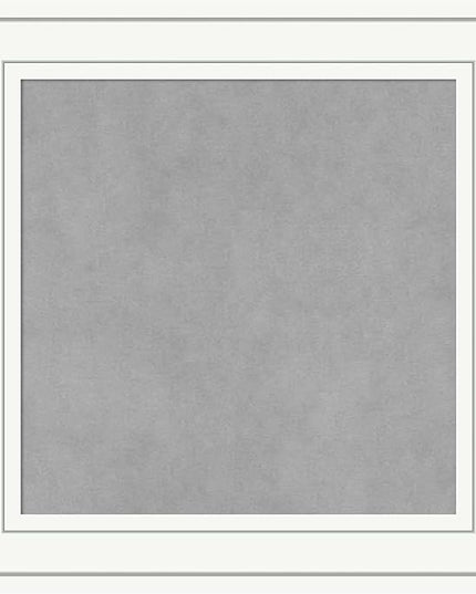 Amanti Art White Framed Magnetic Board 21x21 Small Vision Board for use with Magnets, 100% Metal Sheet to Display Items as Office Decor or for Home Organization in mudroom, Kitchen or Kids Room