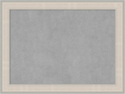 Amanti Art White Framed Magnetic Board 24x32 Medium Vision Board for use with Magnets, 100% Metal Sheet to Display Items as Office Decor or for Home Organization in mudroom, Kitchen or Kids Room
