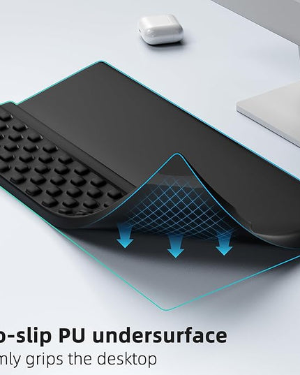 Ospelelf Keyboard Stand with Wrist Rest, Comfy Ergonomic Keyboard Riser Holder for Office Home