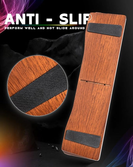 ASFSKY RGB Keyboard and Mouse Wrist Rest Set – Ergonomic Wooden Wrist Support Pad with PU Leather & Memory Foam, Anti-Slip Rubber Base Wrist Cushion for Gaming, Office & Typing Pain Relief