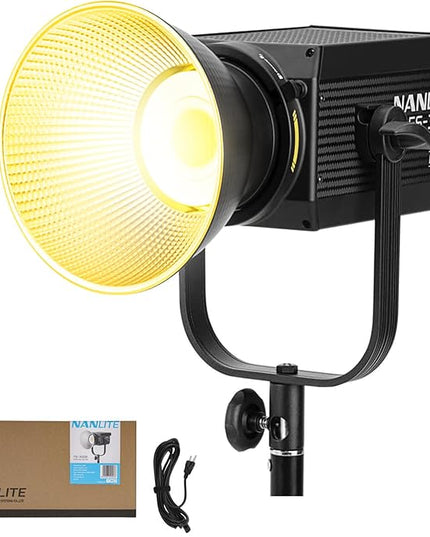 Nanlite FS-300B 300W Bi-Color LED Spotlight-2700K-6500K Adjustable CRI 96,App Control,Led Video Light Bowens Mount for Photography/Videography/YouTube/TikTok Content Creation & Live Streaming