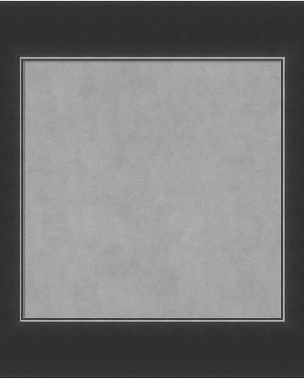 Amanti Art Black Framed Magnetic Board 17x17 X-Small Vision Board for use with Magnets, 100% Metal Sheet to Display Items as Office Decor or for Home Organization in mudroom, Kitchen or Kids Room