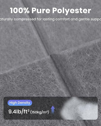 Focusound 18 Pack Sound Proof Panels for Walls, Self-Adhesive Acoustic Panels Sound Absorbing, 12" X 12" X 0.4" High Density Square Soundproof Wall Panels