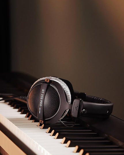 beyerdynamic DT 770 PRO 250 Ohm Over-Ear Headphones in Gray. Enclosed Design, Use Ideal for Studio Mixing
