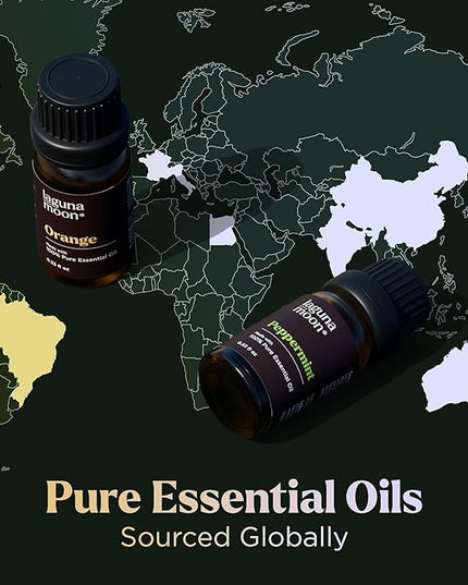 Essential Oils Set - 16 Pcs Premium Grade Home Essentials Oils - for Diffusers, Fragrance, Scents for Candle Making - Natural Aromatherapy Oils for Cars & Home Products, Room Sprays