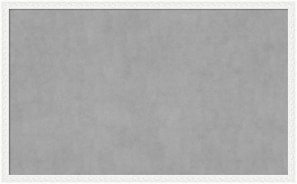 Amanti Art White Framed Magnetic Board 26x42 Large Vision Board for use with Magnets, 100% Metal Sheet to Display Items as Office Decor or for Home Organization in mudroom, Kitchen or Kids Room