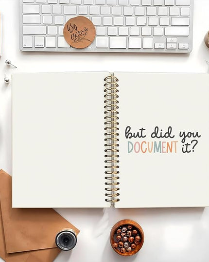 But Did You Document It Funny Notebooks for Work, Funny Work Gifts for Coworkers & Boss, Coworker Office Gifts for Men Women, Funny Office Supplies, Fun Spiral Notebooks 5.5x8.3 Inch