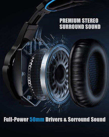 Gaming Headset for Xbox one PS4 (Black)