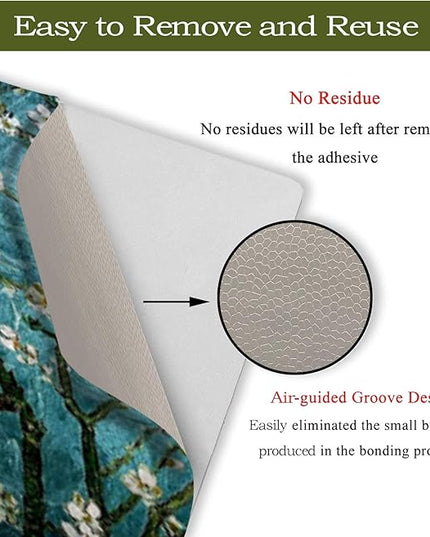 Laptop Skin Sticker Decal,12" 13" 13.3" 14" 15" 15.4" 15.6 inch Laptop Vinyl Skin Sticker Cover Art Protector Notebook PC (2 Wrist Pad Skin Included), Decorative Waterproof Removable,Van Gogh Painting