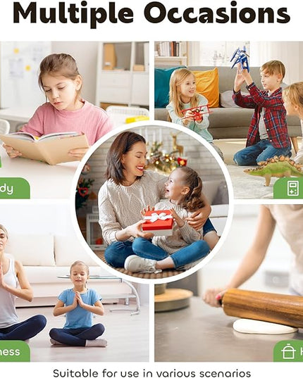 Visual Timer for Kids 60-Minute Countdown Timer with Optional Alarm, Focus Tool for ADHD & Autism, Time Management for Homework, Chores, Office, Kitchen, Teaching & Study Routines (Light Green)