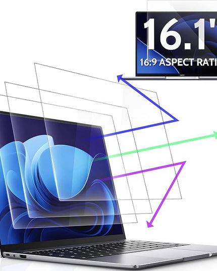 3 Pcs 16.1"/16" Anti Blue Light Screen Protector Compatible With Lenovo Hp Dell Acer Asus Samsung etc Laptop-16:9 Aspect, 16 Inch Computer Monitor Glare Filter Uv Blocker Shield Cover Eye Protection