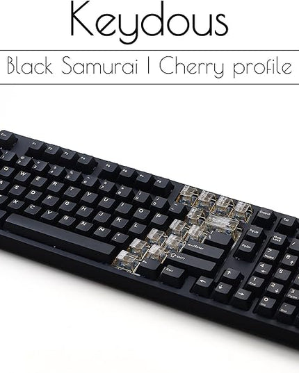 NJ98 Wireless Custom Mechanical Keyboard with Screen Knob 96% Hot Swappable RGB Keyboard Mac Windows (Black Samurai, Brass Plate-Box Deep Sea)