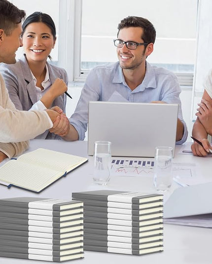 20 Pack Journals for Writing College Ruled Notebooks Journal in Bulk, Hardcover Notebooks (200Pages) for Note Talking, Lined Bullet Journals for Home School Office, 5.7"x8.4", Grey