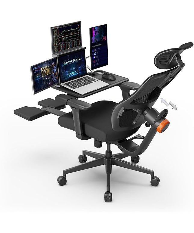 Newtral Ergonomic Office Chair, Ergonomic Mesh High Back Desk Chair, Computer Task Chair, with Footrest, Adaptive Lumbar Support