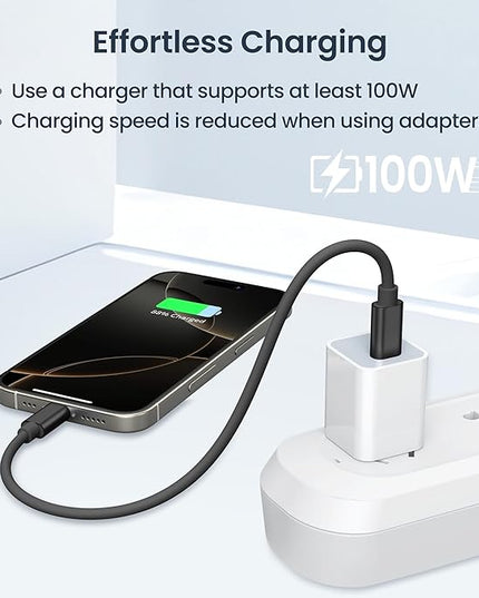 Elebase Multi USB Charger Adapter Kit,Micro USBC Adaptor with 1Ft 100W Charging Cable,Type C to USB 3.0 OTG Converter,USB C to iOS,Portable Box Bag for iPhone 17 Air 16 15 Max Pro,Samsung Galaxy S25
