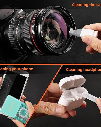 Laptop Screen Keyboard Cleaner Kit, All in 1 Electronics Cleaning Tool for MacBook iPad iPhone Pro Cell Phone, Brush Tool for Tablet, Computer, PC Monitor,TV Camera Lens with Patent