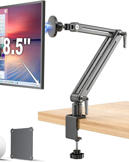 Jakeko Strong Magnetic Portable Monitor Desk Clamp - 75mm VESA Mount 4.7" 12.9" 15.6" 16" 17.3" 18.5 inch 360° Rotate Base Tablet Holder Arm JK07B1