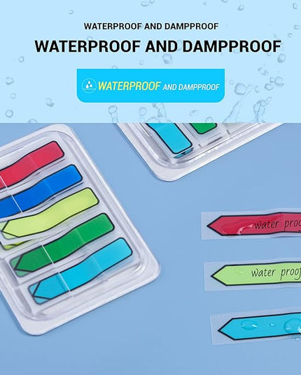 Golcellia 3 X 300 Tablets, Transparent Sticky Notes, Page Markers, Book Tabs, Sticky Note Tabs, Sticky Tabs, Page Tabs, Label Stickers, Arrow Flags, Pop-up Page Flags