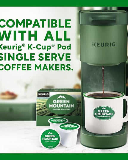 Green Mountain Coffee Roasters Caramel Vanilla Cream, Single-Serve Keurig K-Cup Pods, Flavored Light Roast Coffee Pods, 48 Count