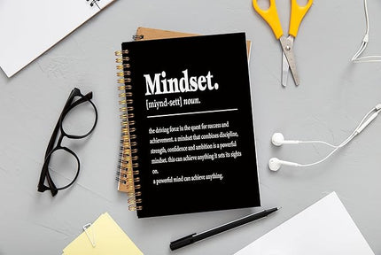 Inspirational Spiral Notebook,Inspirational Journal,Inspirational Journal for Women Men Writing,Mindset Spiral Notebook 5.5x8.3 Inch
