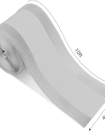 WILLBOND Carpet Cord Cover Cable Protector Floor Cover Cable Protector Management Only for Commercial Office Carpet(9.84 ft,Grey)
