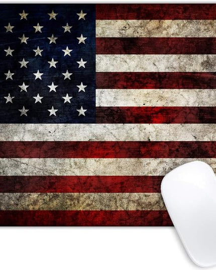 United States National Flag Mousepad Non-Slip Rubber Base Mouse Pads for Computers Laptop Office Desk Accessories Mouse pad (National Flag, 1pc)