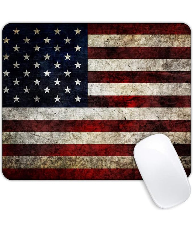 United States National Flag Mousepad Non-Slip Rubber Base Mouse Pads for Computers Laptop Office Desk Accessories Mouse pad (National Flag, 1pc)